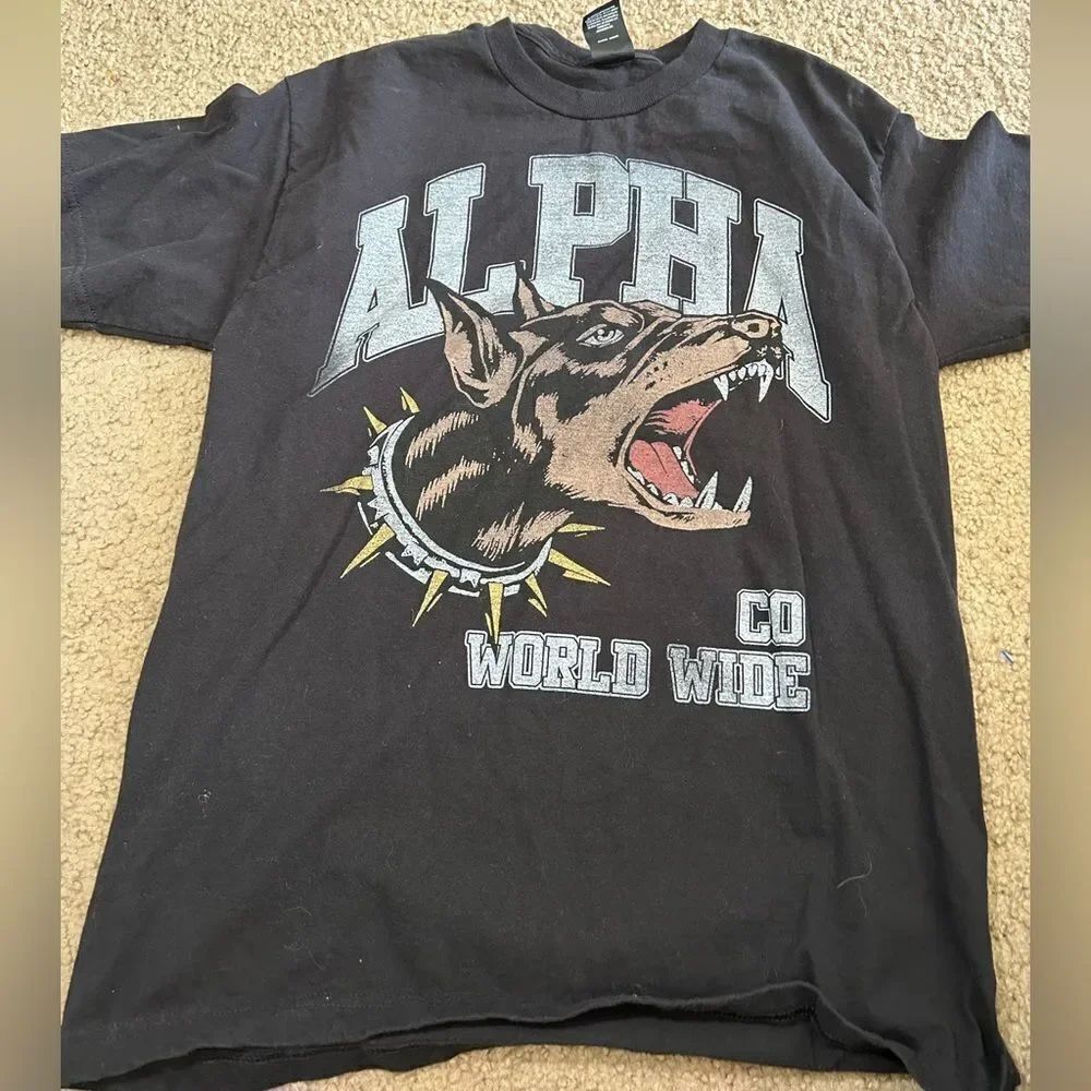 Alpha Co World Wide Dog Tshirt